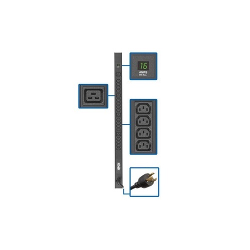 Tripp Lite Metered Pdu 16 C13 4 C19 208/240v (PDUMV20HV36)