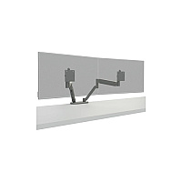 Chief Manufacturing Dual Dynamic Monitor Arm Silver (DMA2S)