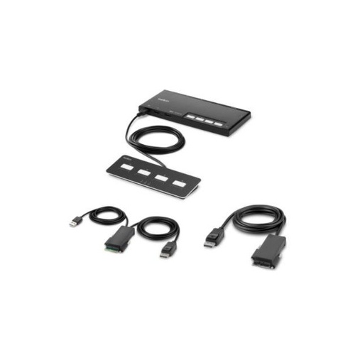 Belkin Mdlr 4-pt 1 Hd Dp Skvm W/rmt Pp4.0 (F1DN104MODPP4)