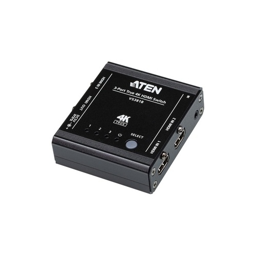 Aten 3 Port True 4k Hdmi Switch (VS381B)