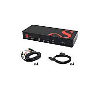 SIIG 4p Hdmi 1.4 Quad-screen Kvm Switch (CEKV0A11S1)