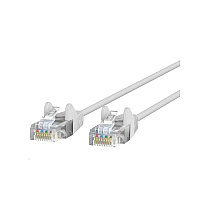 Belkin Cat6 Slim 28awg Cable -white-50ft (CE001B50WHTS)