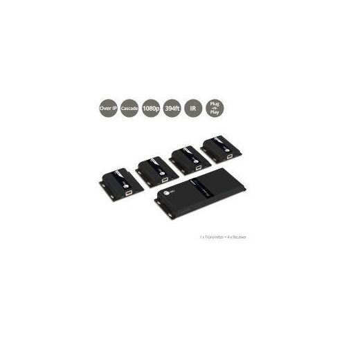 SIIG 1x4 Hdmi Splitter Over Ip Extender Kit (CEH26V11S1)