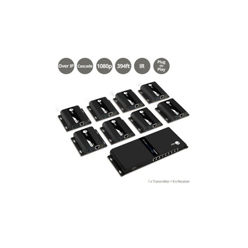 SIIG 1x8 Hdmi Splitter Over Ip Extender Kit (CEH26W11S1)