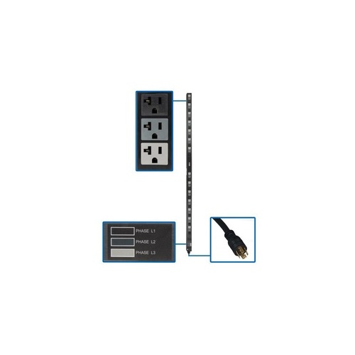 Tripp Lite Pdu 3-phase Basic 5.7kw 42 5-15/20r 0urm (PDU3V6L2120LV)