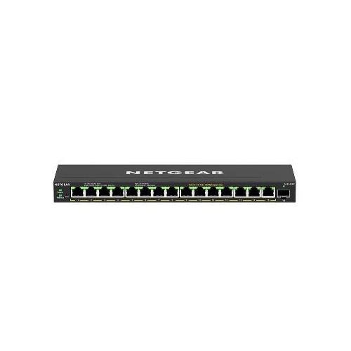 NETGEAR 16-port High-power Poe+ Gigabit Ethernet Plus Switch (231w) With 1 Sfp Port (GS316EPP100NAS)