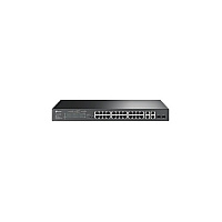 TP-Link Jetstream 24-port 10/100mbps + 4-port Gigabit Smart Switch With 24-port Poe+ (TLSL2428P)