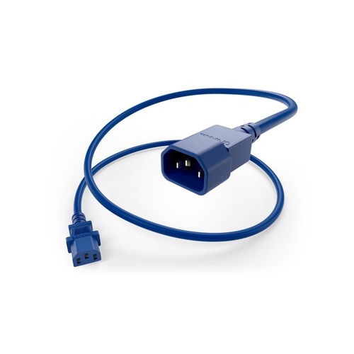 Uncommonx Power Cord C13-c14 Svt 250v 10amp Blue J (PWRC13C1409FBLU)