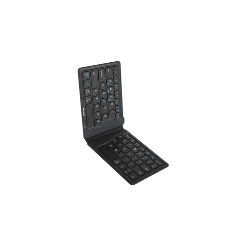 Targus Foldable Ergonomic Keyboard W/ Antimicrobial Defenseguard Black (AKF003US)