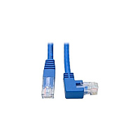 Tripp Lite Cat6 Patch Cable Rightangled Mm Blue 1ft (N204001BLRA)