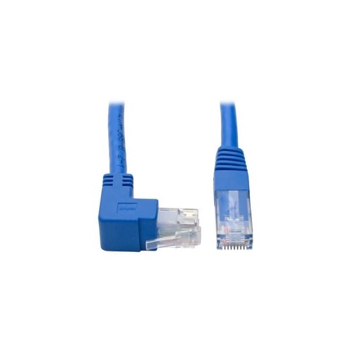 Tripp Lite Cat6 Patch Cable Up-angled M/m Blue 1ft (N204001BLUP)