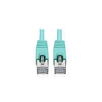 Tripp Lite Cat6a Snagless Shielded 10g Poe Aqua 1ft (N262001AQ)
