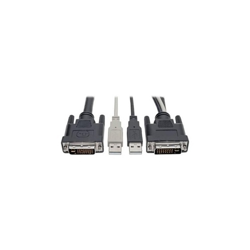 Tripp Lite Dvi To Usb-a Dual Kvm Cable Kit 2xm2xm (P760010DVI)