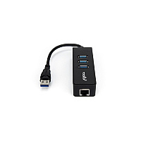 Rocstor 3 Port Portable Usb 3.0 Hub W Gigabit 1 (Y10A179B1)