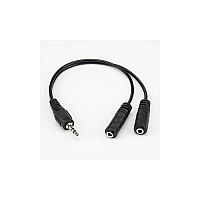 Rocstor Slim Stereo Splitter Cable - 3.5mm Male (Y10A217B1)