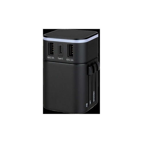 I/Omagic Detachable Ac Usb World Adapter (IWPU3PD34R00BL)