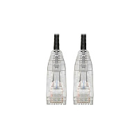 Tripp Lite Cat6 Snagless Molded Slim Utp Black 8in (N201S8NBK)