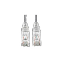 Tripp Lite Cat6 Snagless Molded Slim Utp Gray 8in (N201S8NGY)