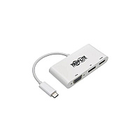 Tripp Lite Usb C To Hdmi Dp Vga Adapter 4k Usb-c (U44406NHVDPW)