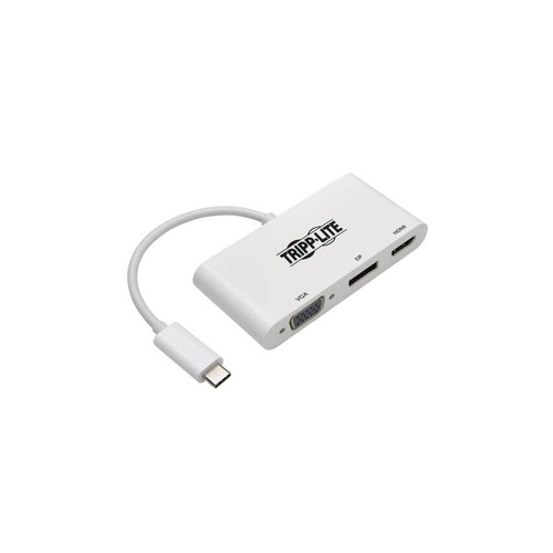 Tripp Lite Usb C To Hdmi Dp Vga Adapter 4k Usb-c (U44406NHVDPW)