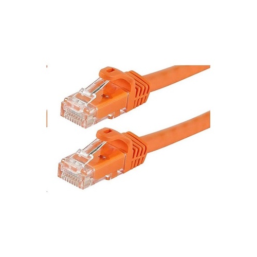 Monoprice Flexboot Cat6 24awg Cable_ 10ft Orange (9870)