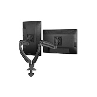 Chief Manufacturing K1 Desk Mnt 2-mon Dual 2l Arms Blk Taa (K1D220BG)
