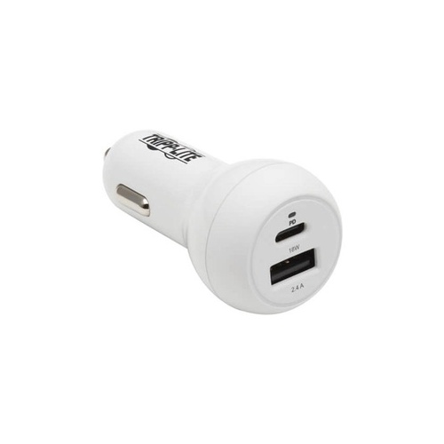 Tripp Lite Usb Car Charger Dual-port Usb C 18w, Usb (U280C0230WK)