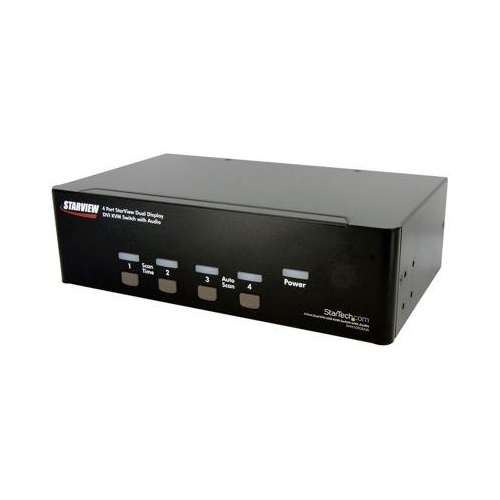 StarTech 4 Port Dual Dvi Usb Kvm Switch (SV431DD2DUA)