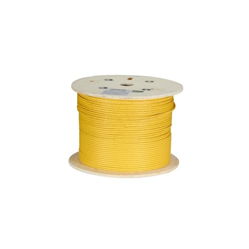 Black Box Cat6a 650-mhz Stranded Ethernet Bulk Cable - Shielded (s/ftp), Cm Pvc, Poe, Yellow, 1000-ft. (304.8-m) Spool, Gsa, Taa (C6ABC50SSTRYL1000)