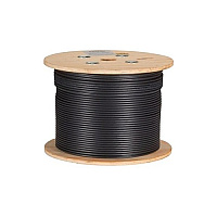 Black Box Cat6a 650-mhz Stranded Ethernet Bulk Cable - Unshielded (utp), Cm Pvc, Poe, Black, 1000-ft. (304.8-m) Spool, Gsa, Taa (C6ABC50STRBK1000)