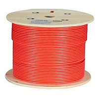 Black Box Cat6a 650-mhz Stranded Ethernet Bulk Cable - Unshielded (utp), Cm Pvc, Poe, Red, 1000-ft. (304.8-m) Spool, Gsa, Taa (C6ABC50STRRD1000)