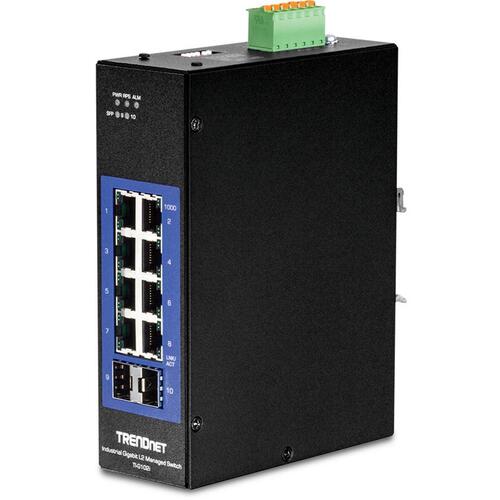 Trendnet 10-port Industrial Gigabit L2 Managed Din-rail Switch (TIG102I)