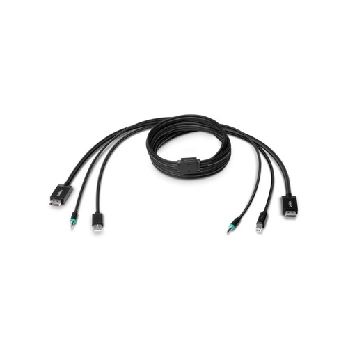 Belkin Taa Dp/usb/aud Skvm Cbl, Dp M/m; Usb A/b (F1D9019B10T)