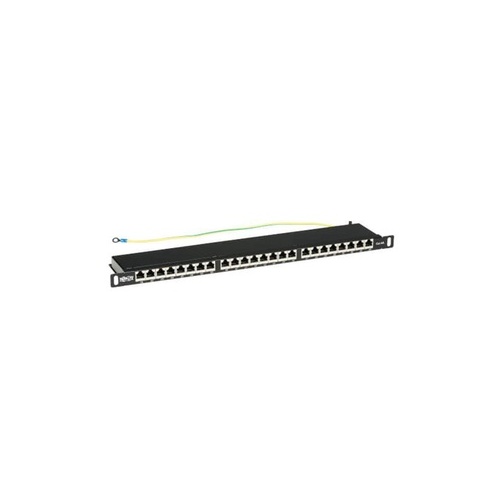Tripp Lite Cat6a Patch Panel 24-port Shielded 0.5u (N252A024HUSHK)