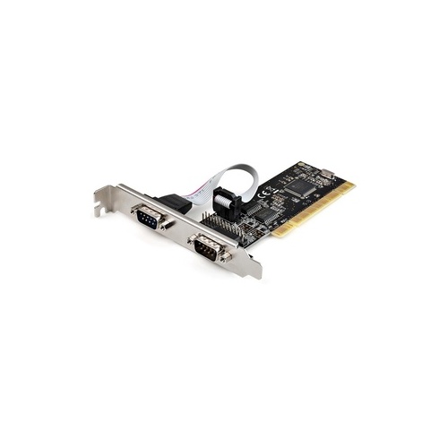 StarTech Serial/parallel Pci Card With Dual Serial Rs232 Ports (db9) & 1x Parallel Lpt Port (db25), Pci Combo Adapter Card, Pci Expansion Card Controller (PCI2S1P2)