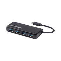 Manhattan - Strategic 4-port Usb 3.2 Gen 1 Hub (164924)