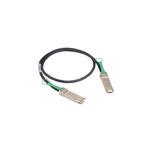 Black Box Qsfp+ 40-gbps Direct Attach Cable (dac) - Cisco Qsfp-h40g-cu50cm Compatible, Black, 0.5-m (1.6-ft.) (QSFPH40GCU50CMBB)