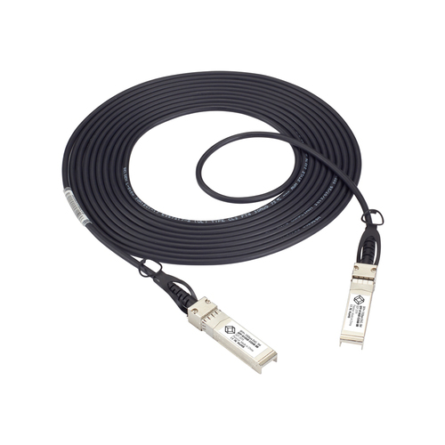 Black Box Sfp+ 10-gbps Direct Attach Cable (dac) - Cisco Sfp-h10gb-cu3m Compatible, Black, 3-m (9.8-ft.) (SFPH10GBCU3MBB)