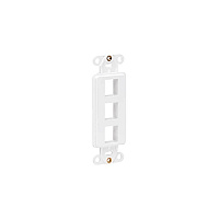 Tripp Lite Center Plate Insert Vertical 3-port (N042D003VWH)