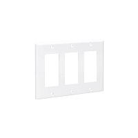 Tripp Lite Triple-gang Faceplate Vertical White (N042D300WH)