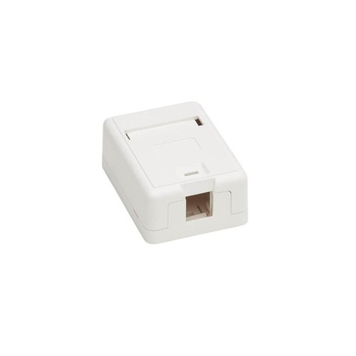 Tripp Lite Surface-mount Box Keystone Jack 1-port (N082001WH)