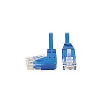 Tripp Lite Cat6 Cable Left Angle Slim M/m Blue 20ft (N204S20BLLA)