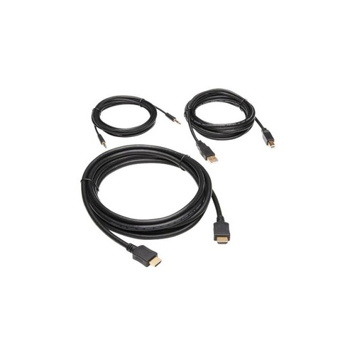 Tripp Lite Hdmi Kvm Cable Kit 4k Hdmi Black 10ft (P782010HA)