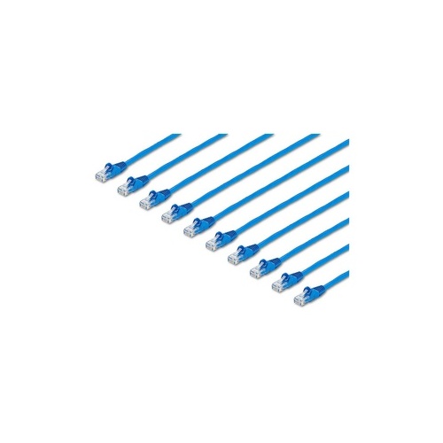 StarTech Cat6 Ethernet Cable Blue 10pack 25ft Etl (N6PATCH25BL10PK)