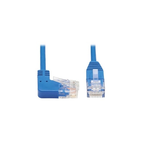 Tripp Lite Cat6 Cable Right Angle Slim M/m Blue 2ft (N204S02BLRA)