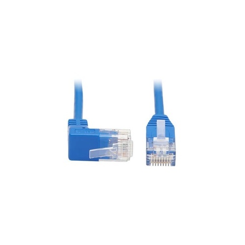 Tripp Lite Cat6 Cable Up Angle Slim M/m Blue 10ft (N204S10BLUP)