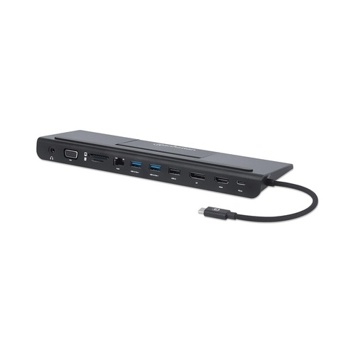 Manhattan - Strategic 11-in-1 Triple-monitor Docking Station (153478)
