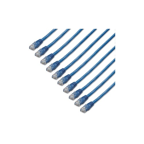 StarTech Cat6 Ethernet Cable Blue 10pack 6ft Etl (C6PATCH6BL10PK)