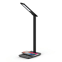 Supersonic Led Desk Lamp With Qi Charger (SC6040QI BLK)