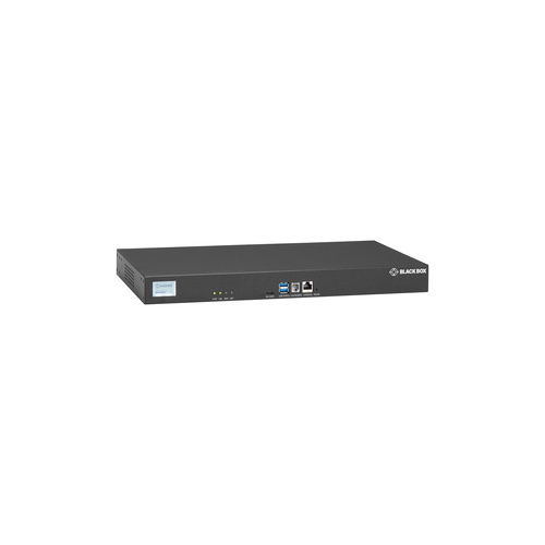 Black Box Console Server - Pots Modem, Dual 10/100/1000, 16-port, Taa (LES1716AR2)